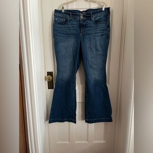 Torrid Dark Blue Flare Jeans